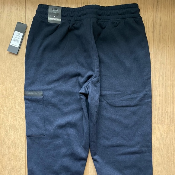 Men’s Navy Fleece Jogger Winter Pants Size M NWT - Picture 6 of 6